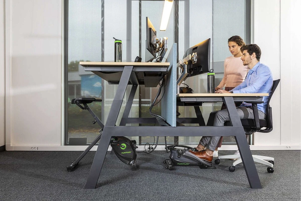 Tunturi Cardio Fit D10 Deskbike - Bureaufiets Voor Op Kantoor - Fietstrainer Voor Onder Het Bureau - Compact 8 Tunturi Cardio Fit D10 Deskbike - Bureaufiets Voor Op Kantoor - Fietstrainer Voor Onder Het Bureau - Compact - Afbeelding 6