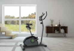 Tunturi Cardio Fit B40 Hometrainer - Fitnessfiets Met Lage Instap - 8 Weerstandsniveaus - Voorzien Van Tablethouder En Transportwielen -Fit Gear Verkoop 1200x837
