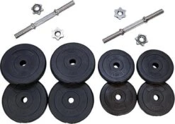 Matchu Sports - Dumbbell Set - Verstelbaar - Halterset - Gewichten - 2 X 10 Kg - Set Van 2 Stuks - Zwart -Fit Gear Verkoop 1200x855 3