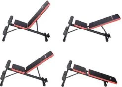 Fitness Trainer - Pull Up Toren - Dip Station – Push Up Bar - Dip Rack Halterbank Inc. 50 Kg GEWICHTEN + Sportbank Fitnessbank + Halterschijven + 3 Halterstangen - Multifunctioneel - Volledig Instelbaar - Opklapbaar -Fit Gear Verkoop 1200x858 2