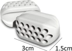 Merkloos Kaaklijn Trainer Set - 2x Zwart - Jawline Trainer - Kaakspier Trainer - Kaak Trainer - Kaaklijntrainer - Gezichtstrainer - Slanke Kaaklijn - Jawline Exerciser - Bal - Fitness - Multicolor - Mond Oefening - Onderkin Trainer - Sport - Jawline Exercise -Fit Gear Verkoop 1200x859 2