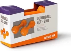 Basic-Fit® Dumbbells - Dumbells Set - 2 X 2 Kg - Rubber - Oranje 9 Basic-Fit® Dumbbells - Dumbells Set - 2 X 2 Kg - Rubber - Oranje -Fit Gear Verkoop 1200x863