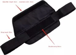 Merkloos Hip Thrust Belt Glute Bridge Pad Dumbbells Butt Workout(Leather Black) -Fit Gear Verkoop 1200x870