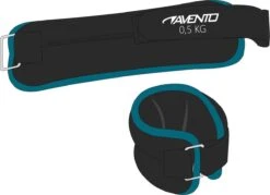Avento Pols/Enkel Gewicht Neopreen - 2x 0.5 Kg - Zwart/Blauw -Fit Gear Verkoop 1200x871