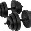 Tunturi Gewichten - Halterset - Dumbbell Set - 2 Stuks - Totaal 28kg - Zwart - Vinyl - Incl. Gratis Fitness App -Fit Gear Verkoop 1200x896 1