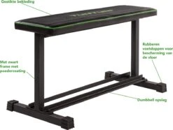 Tunturi FB20 Vlakke Halterbank - Flat Bench - Fitnessbank - Trainingsbank -Fit Gear Verkoop 1200x905 1