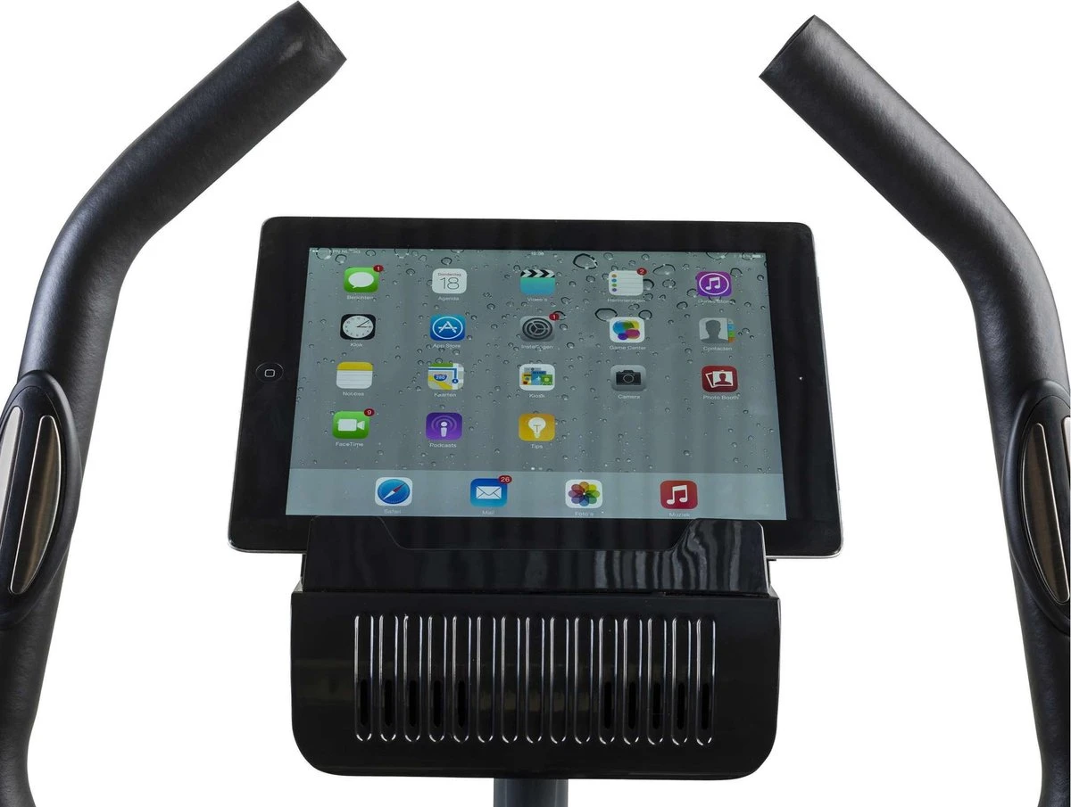 Tunturi Cardio Fit B30 Hometrainer - Fitness Fiets Met 8 Weerstandsniveaus - Voorzien Van Tablethouder En Transportwielen 8 Tunturi Cardio Fit B30 Hometrainer - Fitness Fiets Met 8 Weerstandsniveaus - Voorzien Van Tablethouder En Transportwielen - Afbeelding 6