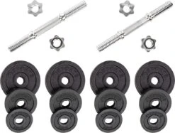 RS Sports Dumbellset - Halterset Met Gewichten - Totaal 20 Kg - 2 Stangen - Zwart 16 RS Sports Dumbellset - Halterset Met Gewichten - Totaal 20 Kg - 2 Stangen - Zwart -Fit Gear Verkoop 1200x908 4