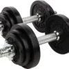 RS Sports Dumbellset - Halterset Met Gewichten - Totaal 20 Kg - 2 Stangen - Zwart 2 RS Sports Dumbellset - Halterset Met Gewichten - Totaal 20 Kg - 2 Stangen - Zwart -Fit Gear Verkoop 1200x941