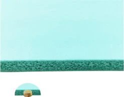 #DoYourFitness - XXL Fitness Mat - »Ashanti« - 190x100x1.0cm - Turquoise -Fit Gear Verkoop 1200x944 1