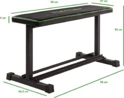 Tunturi FB20 Vlakke Halterbank - Flat Bench - Fitnessbank - Trainingsbank -Fit Gear Verkoop 1200x951 1