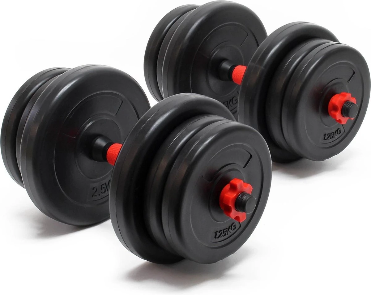 Halterset 20kg Met 12 Halterschijven & 2 Stangen, Cement. Handgewichten, Gewichten Met Gekartelde Greep, Dubbel Handgewicht, Halter, Dumbbell, Dumbbellset - MultiStrobe 8 Halterset 20kg Met 12 Halterschijven & 2 Stangen, Cement. Handgewichten, Gewichten Met Gekartelde Greep, Dubbel Handgewicht, Halter, Dumbbell, Dumbbellset - MultiStrobe - Afbeelding 6