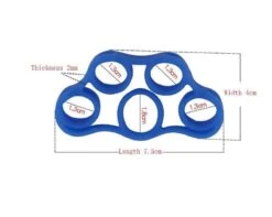 Merkloos EPIN | Siliconen Vingertrainer | Vingerstretcher | Vingergripper | Vinger Training | Hand Trainer | Yoga Stretcher | Finger Exercises | Vinger Oefening | Donker Blauw 5KG - 11LB -Fit Gear Verkoop 1200x957 4