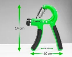 #DoYourFitness® - Verstelbare / Instelbare Handtrainer »Siro« - Pols / Onderarm Training - Knijphalter / Handknijper - Ter Versterkingen Van Handspieren - Groen -Fit Gear Verkoop 1200x959 5