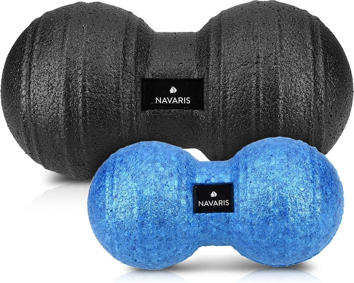 Navaris 2x Peanut Duo Massage Ball - In Twee Maten - Bal Voor Zelfmassage - Triggerpoint Massage - Massagebal In Pindavorm - Verschillende Kleuren 6 Navaris 2x Peanut Duo Massage Ball - In Twee Maten - Bal Voor Zelfmassage - Triggerpoint Massage - Massagebal In Pindavorm - Verschillende Kleuren - Afbeelding 4