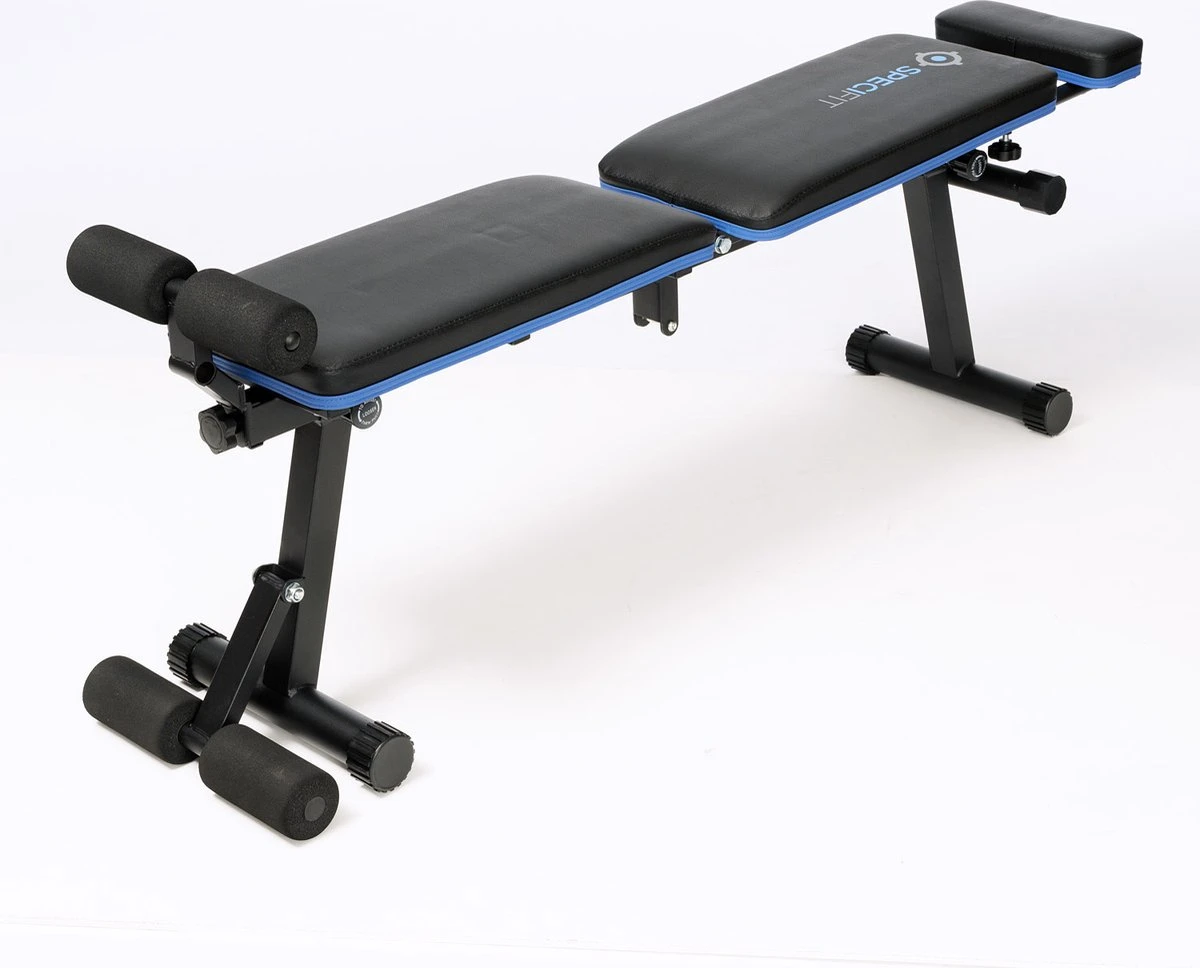 Specifit Fitnessbank X-5 - Volledig Inklapbaar - Rugleuning Zitvlak En Beenhouders Instelbaar 3 Specifit Fitnessbank X-5 - Volledig Inklapbaar - Rugleuning Zitvlak En Beenhouders Instelbaar