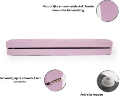 Opvouwbare Turnbalk Roze ⭐ Gratis Oefenvideo`s ⭐ Ideale Compacte Balk Om Thuis Oefeningen Op Te Turnen | Opvouwbare Evenwichtsbalk -Fit Gear Verkoop 1200x968 5