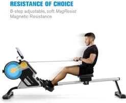 CAPITAL SPORTS Stream M1 Roeitrainer 105cm - LC Display - 8 Standen - Roeimachine - Roeiapparaat - Magneetweerstand -Fit Gear Verkoop 1200x986 2