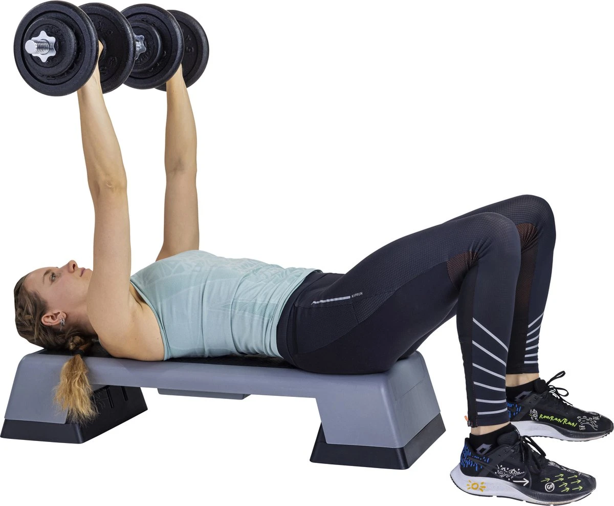 RS Sports Dumbellset - Halterset Met Gewichten - Totaal 40 Kg - 2 Stangen - Zwart 5 RS Sports Dumbellset - Halterset Met Gewichten - Totaal 40 Kg - 2 Stangen - Zwart - Afbeelding 3