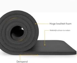 Sens Design Fitness Mat XL - Yogamat - 190x100x1.5 Cm - Zwart -Fit Gear Verkoop 1200x989 1