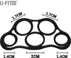 U-Fit One 4 Delige Vingertrainer Set - Krachttrainer - Gitaarspelen - Pianospelen - Onderarm - Spieren - Polstrainer - Handtrainer - Griptrainer - RSI - Finger Expander - Fingertrainer - Finger Exercise -Fit Gear Verkoop 1200x991 1