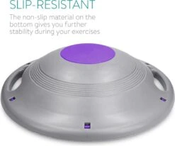 Navaris Anti-slip Balansbord Voor Evenwichtstraining - Balanstrainer - Wiebelbord - Voor Beginners En Professionals - Diameter 40cm - Lila -Fit Gear Verkoop 1200x999 3