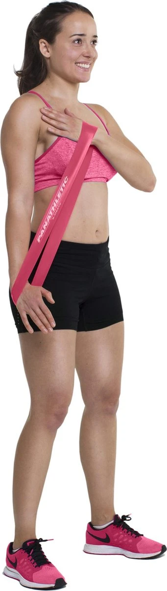 Panathletic Weerstandsbanden – Set Van 5 – Handleiding – Opbergzakje – EBook Met Extra Oefeningen – Roze 7 Panathletic Weerstandsbanden – Set Van 5 – Handleiding – Opbergzakje – EBook Met Extra Oefeningen – Roze - Afbeelding 5