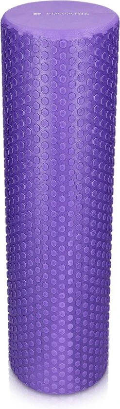 Navaris EVA Foam Roller 90cm - Roller Voor Pilates, Yoga En Oefeningen - Medium Hardheid - Massage Roller - Voor Beginners En Gevorderden - Diameter 15cm -Fit Gear Verkoop 352x1200