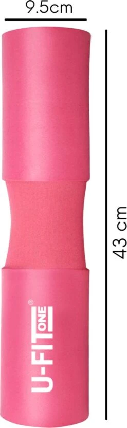 U Fit One Barbell Pad & 2 Stuks Ankle Straps Set - Enkelband - Ankle Cuff Strap - Enkel Strap - Billen Trainer - Nekbeschermer - Barpad - Squat Sponge Bar Pad - Schouderpad - Halterstang - Lunges - Hip Thrust - Roze -Fit Gear Verkoop 356x1200