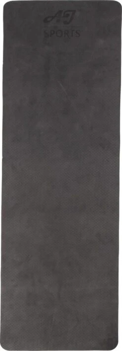AJ-Sports Yoga Mat - Fitness Mat Eco Friendly - Sport Mat - Yoga Mat - Zwart - Anti Slip - Yoga - Pilates - 180 X 61x 0.6 Cm -Fit Gear Verkoop 417x1200