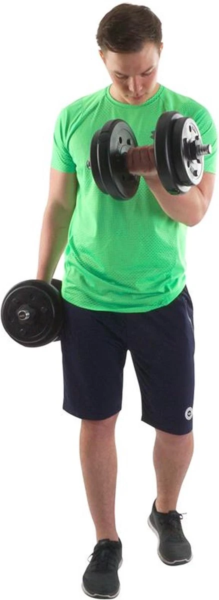 ScSPORTS® Halterschijven Set 30 Kg - Kunststof - 30 Mm - 2x10 - 2x5 Kg - Gewichten 7 ScSPORTS® Halterschijven Set 30 Kg - Kunststof - 30 Mm - 2x10 - 2x5 Kg - Gewichten - Afbeelding 5