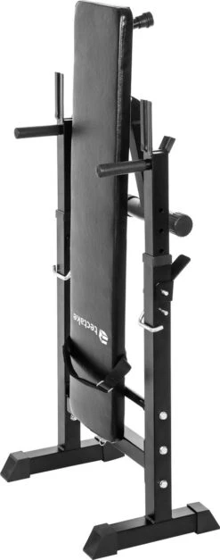 TecTake - Halterbank Voor Lange Halters - Hoogte Verstelbaar - Zwart - 402148 -Fit Gear Verkoop 473x1200