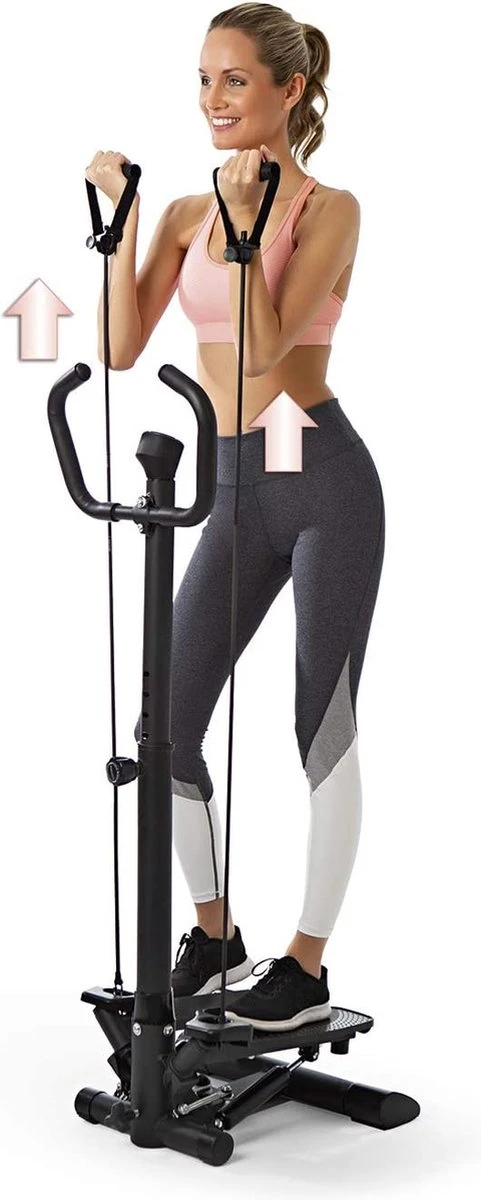 VITALmaxx Fitnesstrainer Stepper - Zwart 9 VITALmaxx Fitnesstrainer Stepper - Zwart - Afbeelding 7