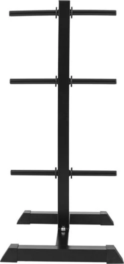 Gorilla Sports Schijvenstandaard Zwart 30/31 Mm - Gewichten Rek - Halterrek -Fit Gear Verkoop 562x1200