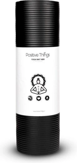 Yoga Mat Sportmat Fitnessmat Antislip NBR - 1 Cm Zwart -Fit Gear Verkoop 567x1200 1