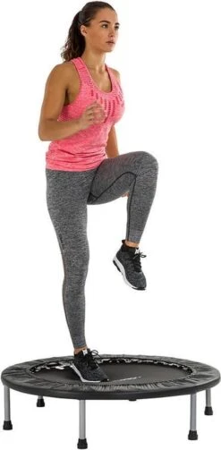 Tunturi Funhop Fitness Trampoline - Mini Trampoline - 95cm Springoppervlak - Incl. Gratis Fitnessapp -Fit Gear Verkoop 589x1200