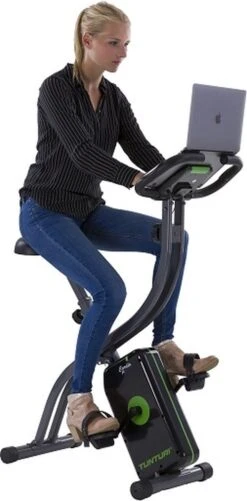 Tunturi Cardio Fit B20 X-bike - Hometrainer - Fitnessfiets - Fietstrainer - Opvouwbaar - Verstelbaar - 8 Weerstandsniveaus -Fit Gear Verkoop 592x1200