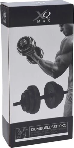 XQ Maxx Verstelbare Dumbell - Gewicht Tot Maximaal 10 Kg - Zwart -Fit Gear Verkoop 602x1200 1