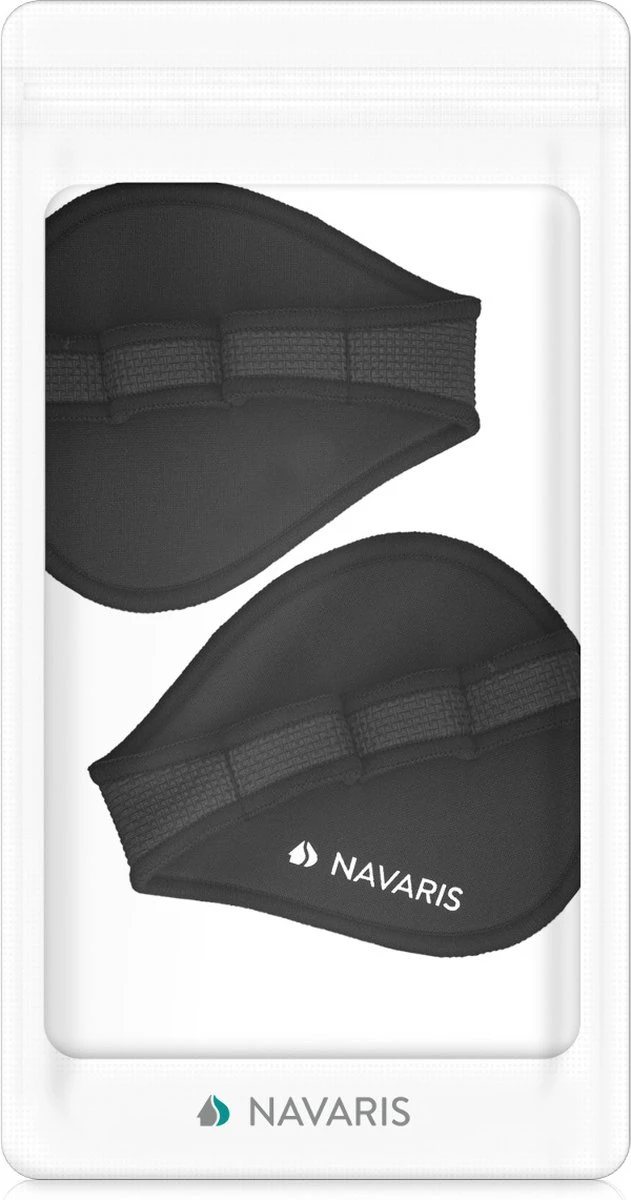 Navaris Universele Fitness Grip Pads - Handschoenen Geschikt Voor Powerlifting, Crossfit, Fitness En Bodybuilding - Geschikt Voor Alle Maten - Zwart 4 Navaris Universele Fitness Grip Pads - Handschoenen Geschikt Voor Powerlifting, Crossfit, Fitness En Bodybuilding - Geschikt Voor Alle Maten - Zwart - Afbeelding 2