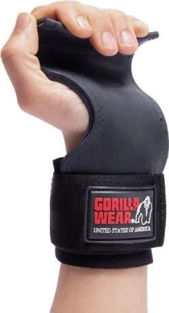 Gorilla Wear Lifting Grips - Lifting Straps - One Size - Zwart -Fit Gear Verkoop 648x1200 1