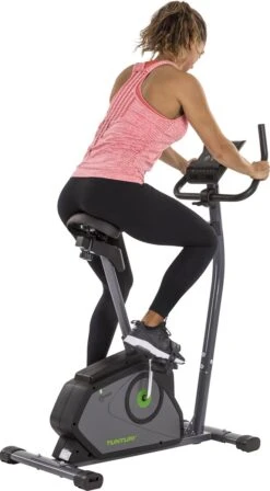 Tunturi Cardio Fit B40 Hometrainer - Fitnessfiets Met Lage Instap - 8 Weerstandsniveaus - Voorzien Van Tablethouder En Transportwielen -Fit Gear Verkoop 661x1200