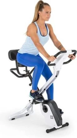 CAPITAL SPORTS Azura X1 - Hometrainer - X-bike - Fitness Fiets - Ergometer - Polssensor - Trainingscomputer - Inklapbaar - 8 Standen - Max. 120 Kg -Fit Gear Verkoop 671x1200 1