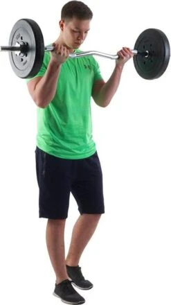 ScSPORTS® Gewichten Set 30 Kg - Kunststof - 4 X 5 Kg En 4 X 2,5 Kg Halterschijf - 30 Mm -Fit Gear Verkoop 674x1200 1