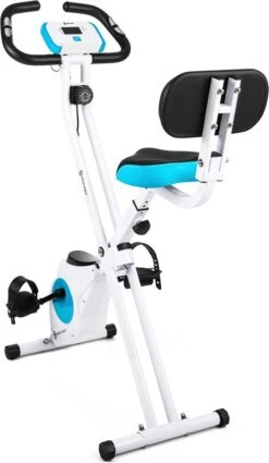 CAPITAL SPORTS Azura Hometrainer - Fitness Fiets - Fietstrainer Met 8 Standen - Inclusief Hartslagmeter - Opvouwbaar -Fit Gear Verkoop 698x1200 1
