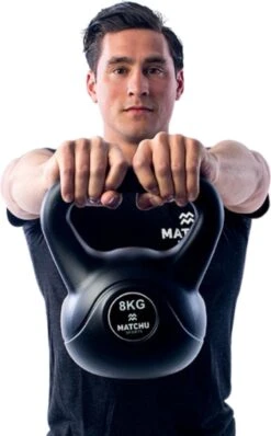 Matchu Sports - Kettlebell - Full Body Workout - Kettlebell 8kg - Gewichten - Zwart -Fit Gear Verkoop 745x1200