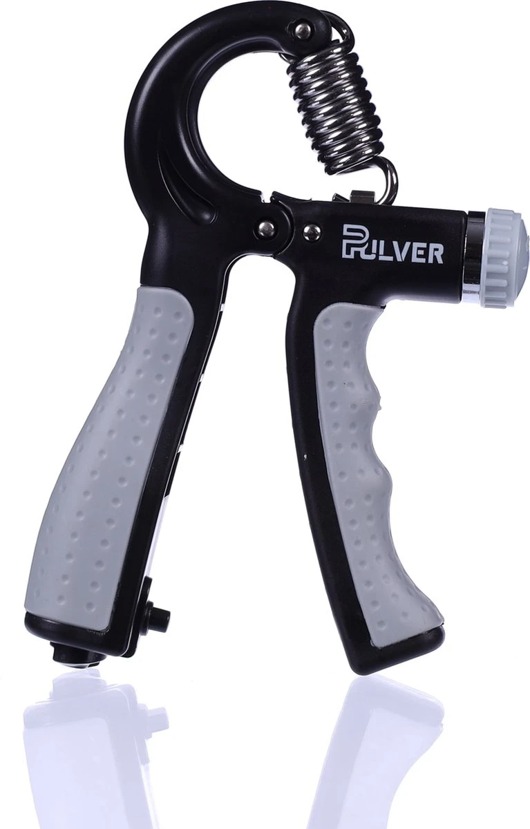 Pulver -Handtrainer 10 To 60kg Met Vingertrainer - Handknijper- Knijphalter - Armtrainer – Gewichten - Hand Knijper Set - Handgripper - Hand Gripper - Grip - Onderarm Trainer - Buigveer – Grip Trainer - Vinger - Hand Spier - Fitness - Grijs 3 Pulver -Handtrainer 10 To 60kg Met Vingertrainer - Handknijper- Knijphalter - Armtrainer – Gewichten - Hand Knijper Set - Handgripper - Hand Gripper - Grip - Onderarm Trainer - Buigveer – Grip Trainer - Vinger - Hand Spier - Fitness - Grijs