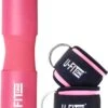 U Fit One Barbell Pad & 2 Stuks Ankle Straps Set - Enkelband - Ankle Cuff Strap - Enkel Strap - Billen Trainer - Nekbeschermer - Barpad - Squat Sponge Bar Pad - Schouderpad - Halterstang - Lunges - Hip Thrust - Roze