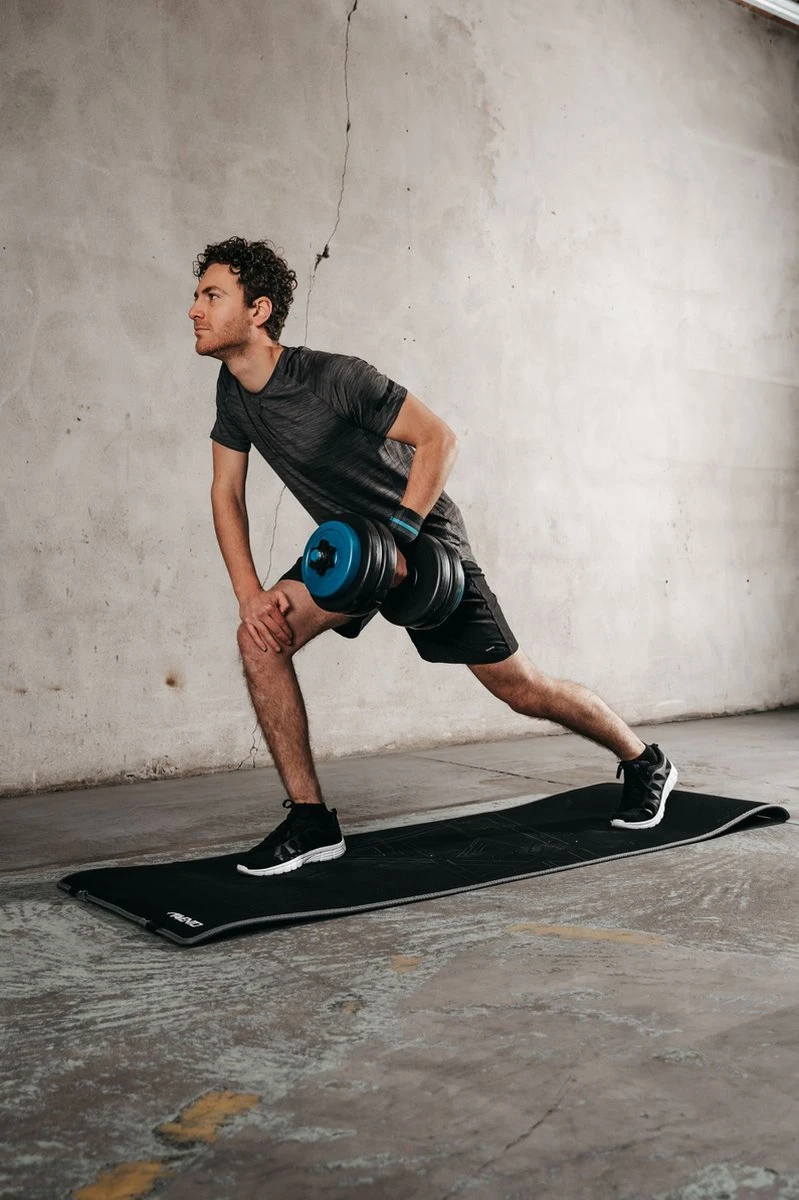 Avento Halter Verstelbaar Kunststof - Dumbbell 15 Kg - Zwart 4 Avento Halter Verstelbaar Kunststof - Dumbbell 15 Kg - Zwart - Afbeelding 2