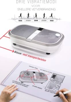 Sportstech Germany VP300 Trilplaat - 2x1000 Watt - Bluetooth -Fit Gear Verkoop 838x1200 2