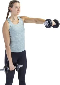 RS Sports Dumbellset - Halterset Met Gewichten - Totaal 20 Kg - 2 Stangen - Zwart 23 RS Sports Dumbellset - Halterset Met Gewichten - Totaal 20 Kg - 2 Stangen - Zwart -Fit Gear Verkoop 859x1200
